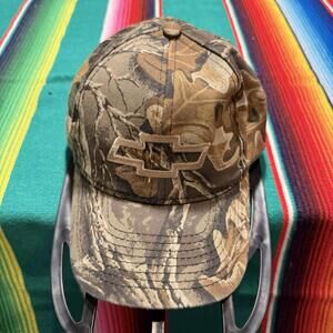 Vintage‎ 90s Chevrolet Chevy Trucks Racing Camouflage Trucker Cap Hat OSFA